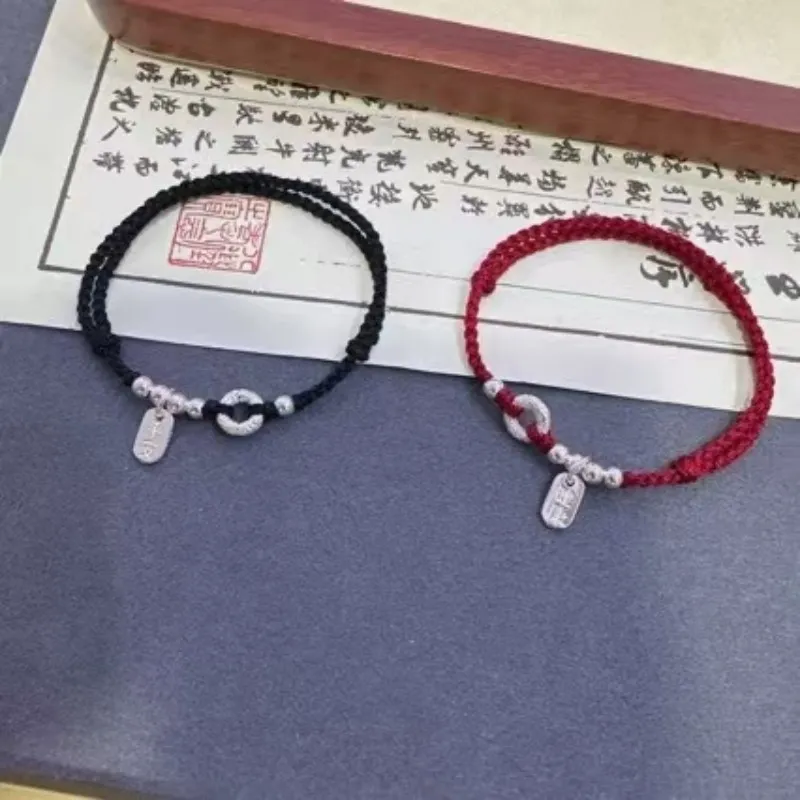 Listen To The Flowers Bloom Rope Bracelets Unisex-11