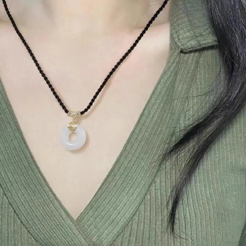 Listen To The Flowers Bloom Chalcedony Necklaces Women's-3