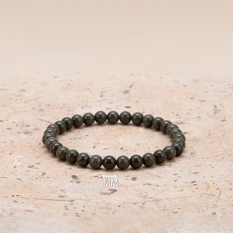 Listen To The Flowers Bloom Serpentine Jade Bracelets Unisex-3