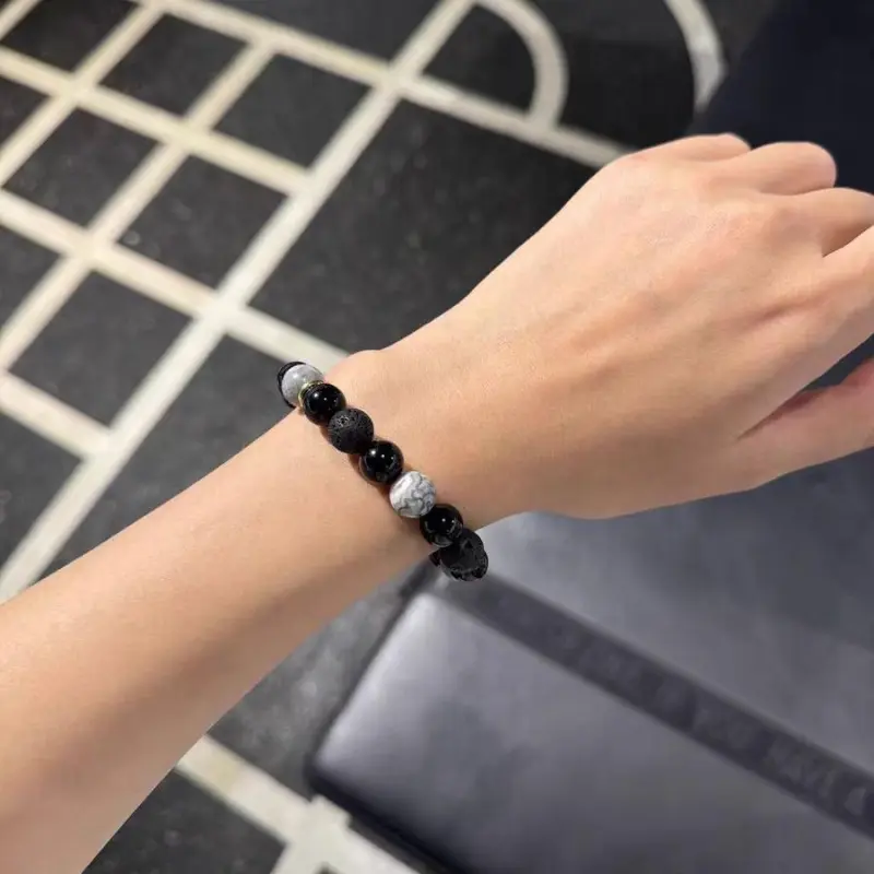 Listen To The Flowers Bloom Alloy Bracelets Men's-1