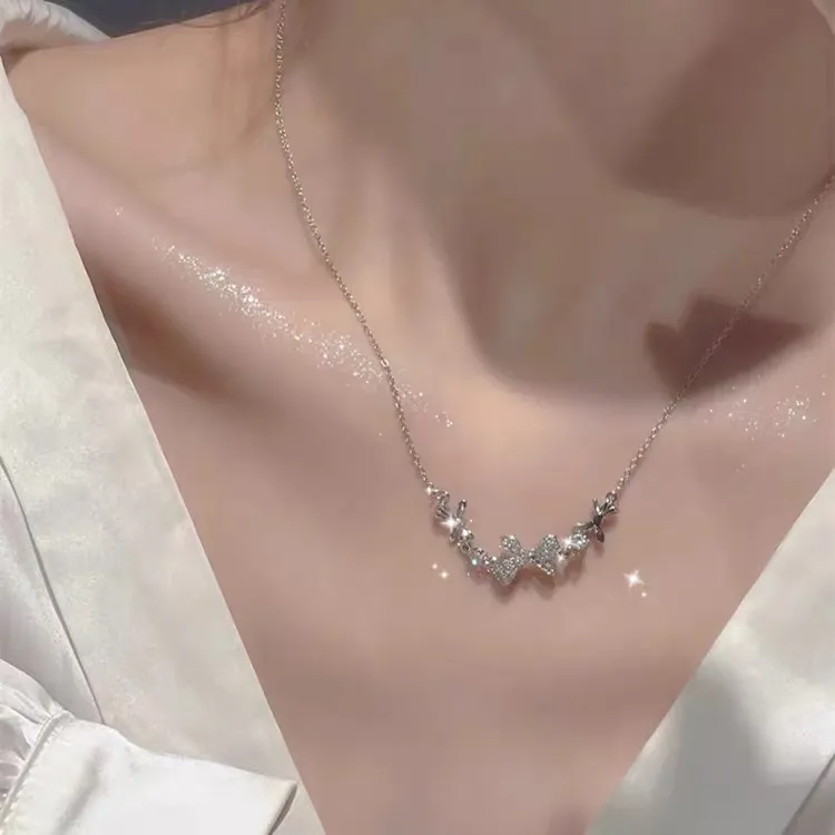 Listen To The Flowers Bloom Alloy Necklaces Women's-4