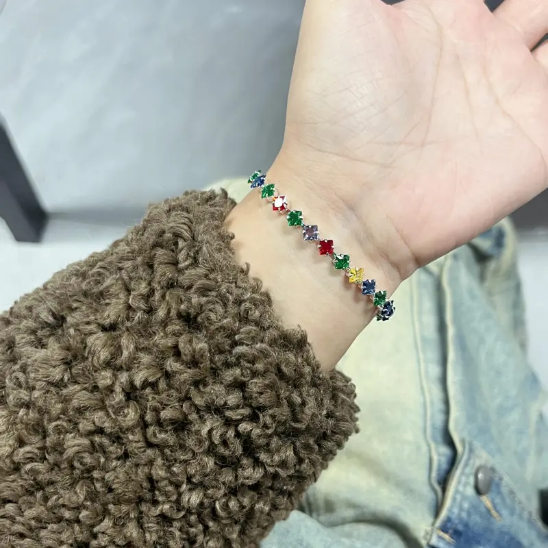 Listen To The Flowers Bloom Alloy Bracelets Women's-2