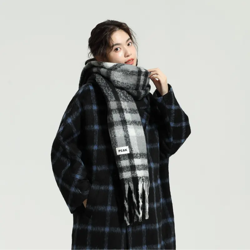 PEAK Knit Scarves Unisex Multiple Colors-2