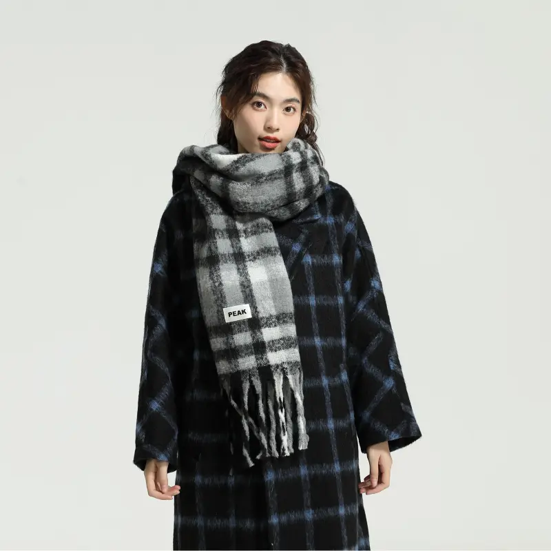 PEAK Knit Scarves Unisex Multiple Colors-1