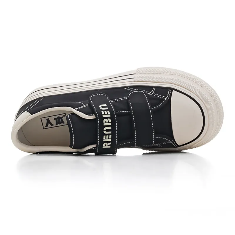 RENBEN Breathable Height Increasing Low-Top Skateboard Shoes Women's-3