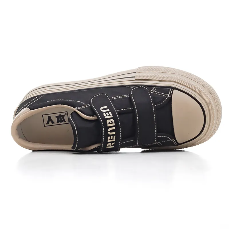 RENBEN Breathable Height Increasing Low-Top Skateboard Shoes Women's-9