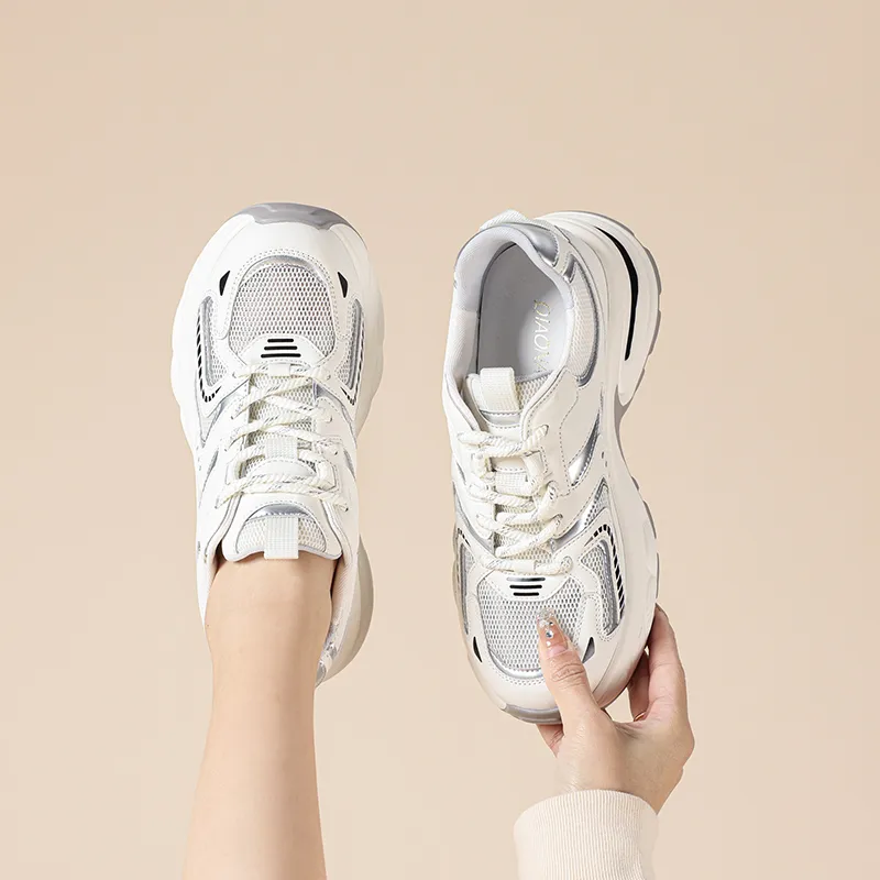 QIAONAI Low-Top Chunky Sneakers Women's-11
