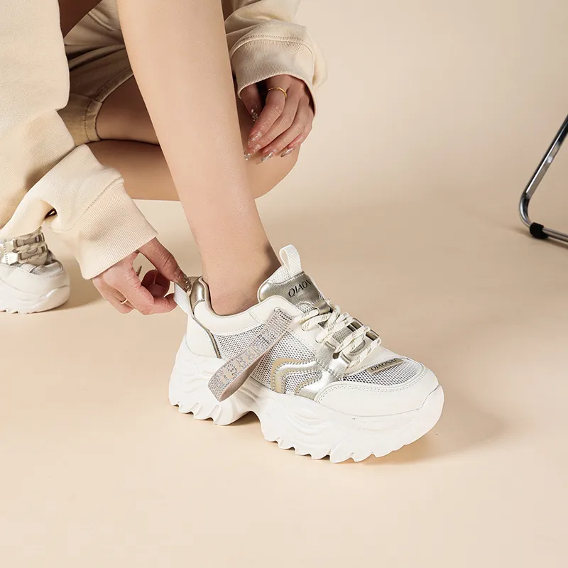QIAONAI Chunky Sneakers Women's-11