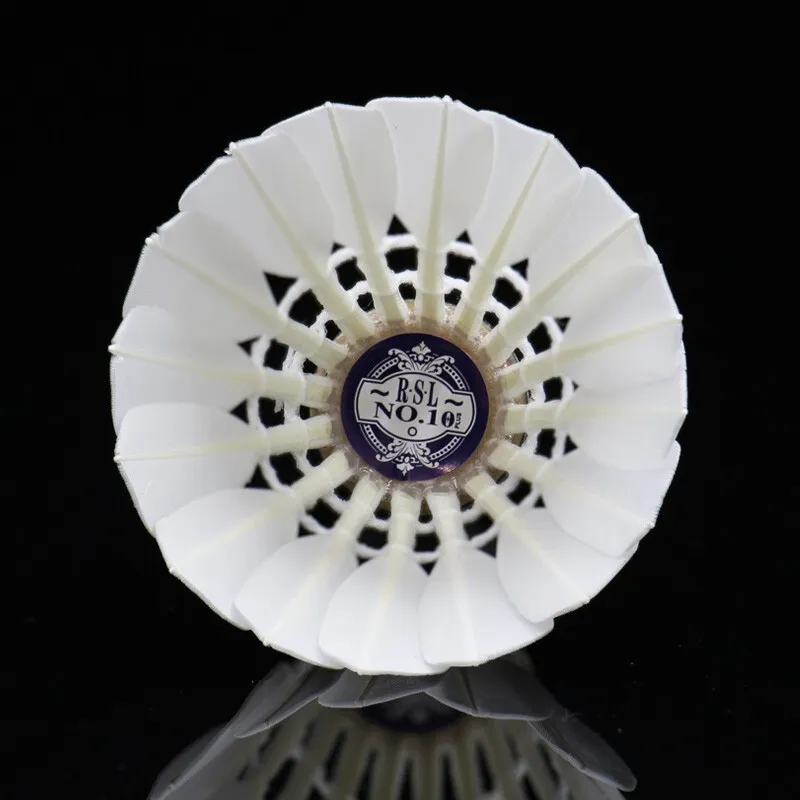 RSL Duck Feather Shuttlecock 12 Pack CiGu Duck Feather Training Shuttlecocks-2