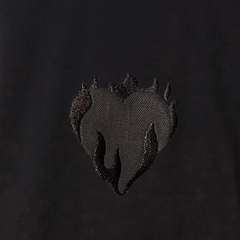 Vision Of Super Flaming Heart T-shirt-2