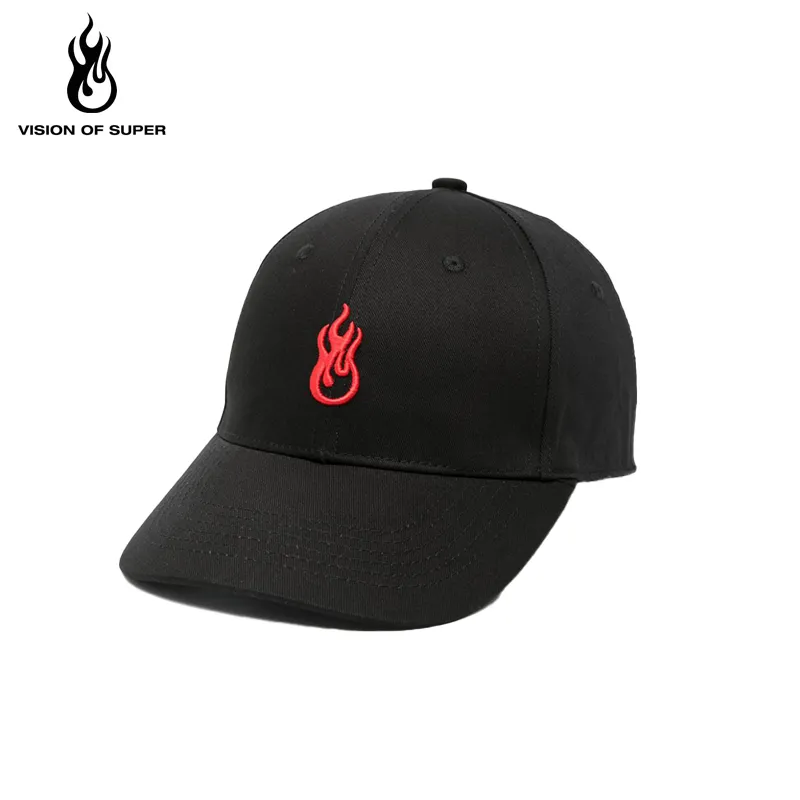 Vision Of Super Red Flame Baseball Cap-1
