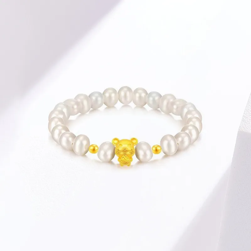 KING TAI SANG Gold Bracelet Women's-1