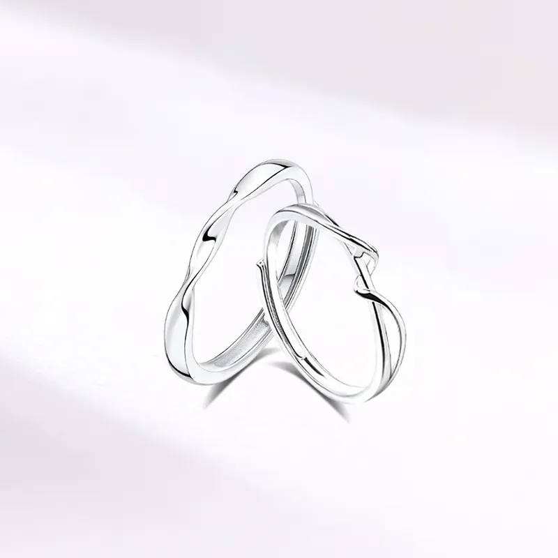 KING TAI SANG 999 Fine Silver Rings Unisex-2