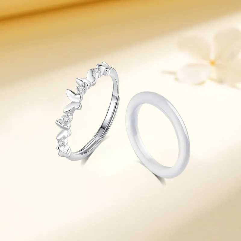 KING TAI SANG Chalcedony Rings Unisex-1