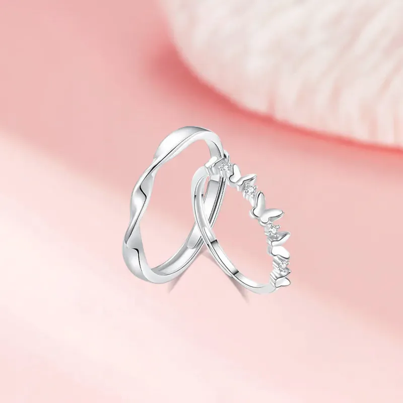 KING TAI SANG 999 Fine Silver Rings Unisex-2