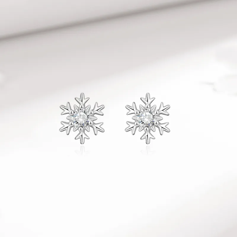 KING TAI SANG 999 Fine Silver Stud Earrings Women's-3