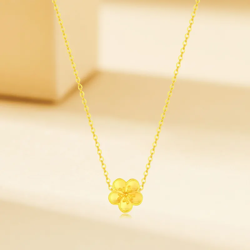 KING TAI SANG 999 Fine Silver Necklaces Women's-2