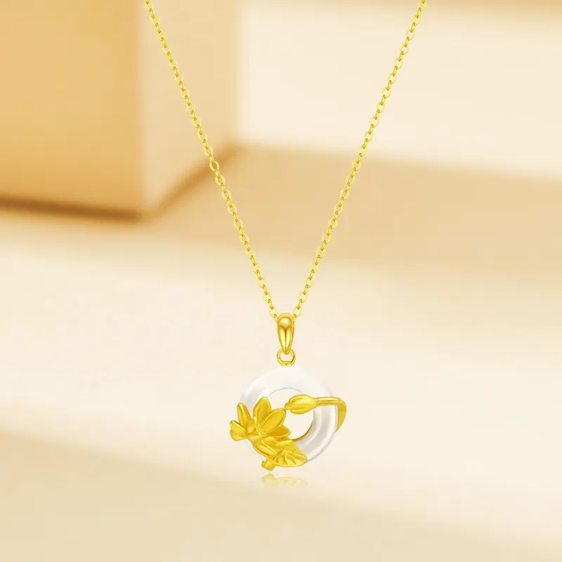 KING TAI SANG Chalcedony Necklaces Women's-2