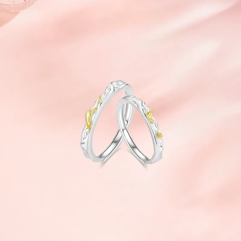 KING TAI SANG S925 Silver Rings Unisex-2