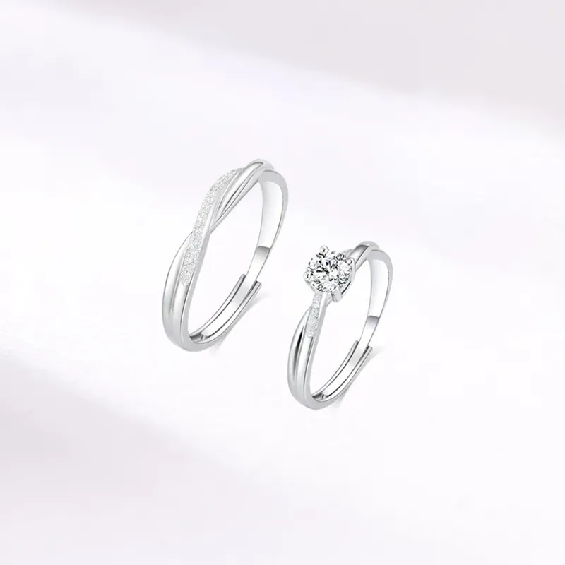 KING TAI SANG 999 Fine Silver Rings Unisex-2