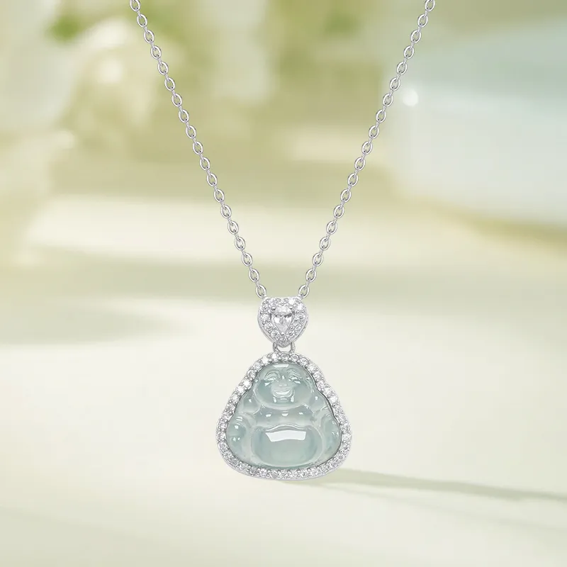KING TAI SANG Glutinous Jade Necklaces Women's-2