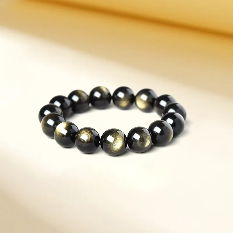 KING TAI SANG Obsidian Jade Bracelets Unisex-3