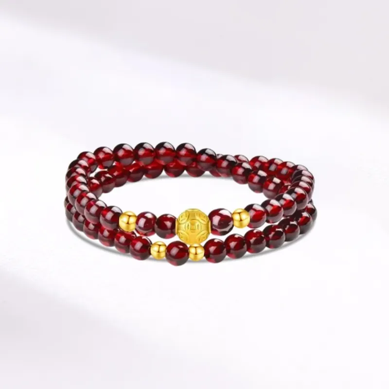 KING TAI SANG Gold Bracelet Unisex-4