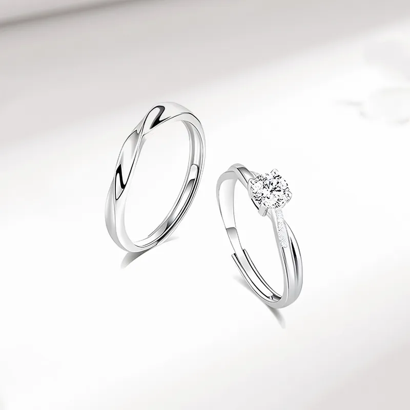 KING TAI SANG 999 Fine Silver Rings Unisex-3