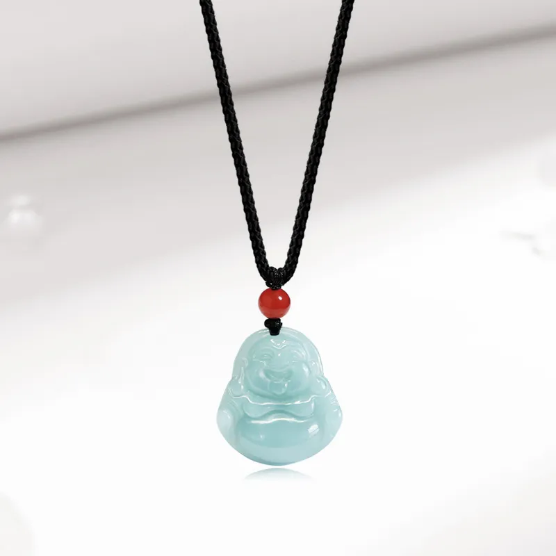 KING TAI SANG Glutinous Jade Jadeite Necklaces Women's-3