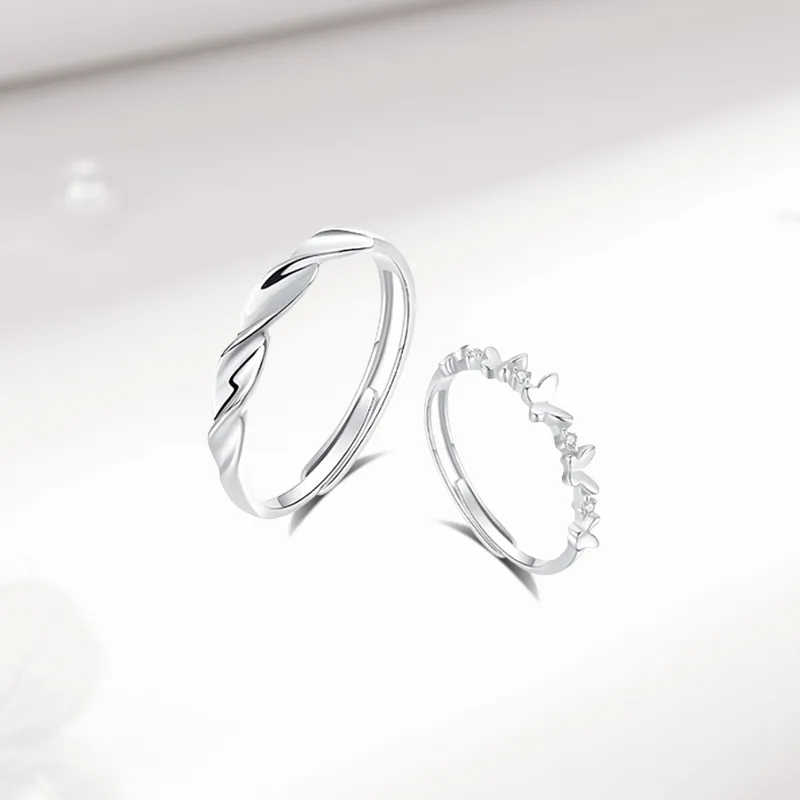 KING TAI SANG 999 Fine Silver Rings Unisex-3