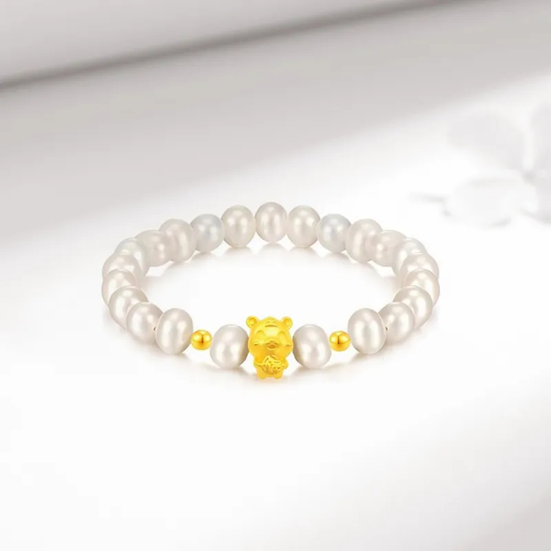 KING TAI SANG Gold Bracelet Women's-5