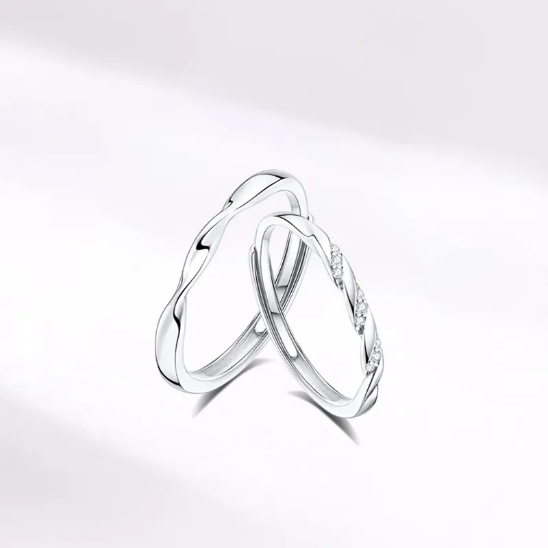 KING TAI SANG 999 Fine Silver Rings Unisex-2