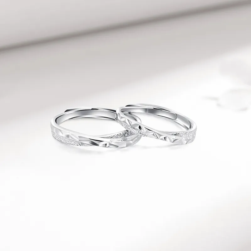KING TAI SANG 999 Fine Silver Rings Unisex-3