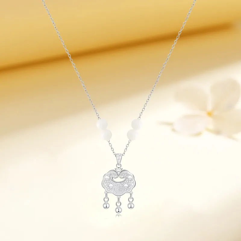 KING TAI SANG S 999 Fine Silver Necklaces Women's-1