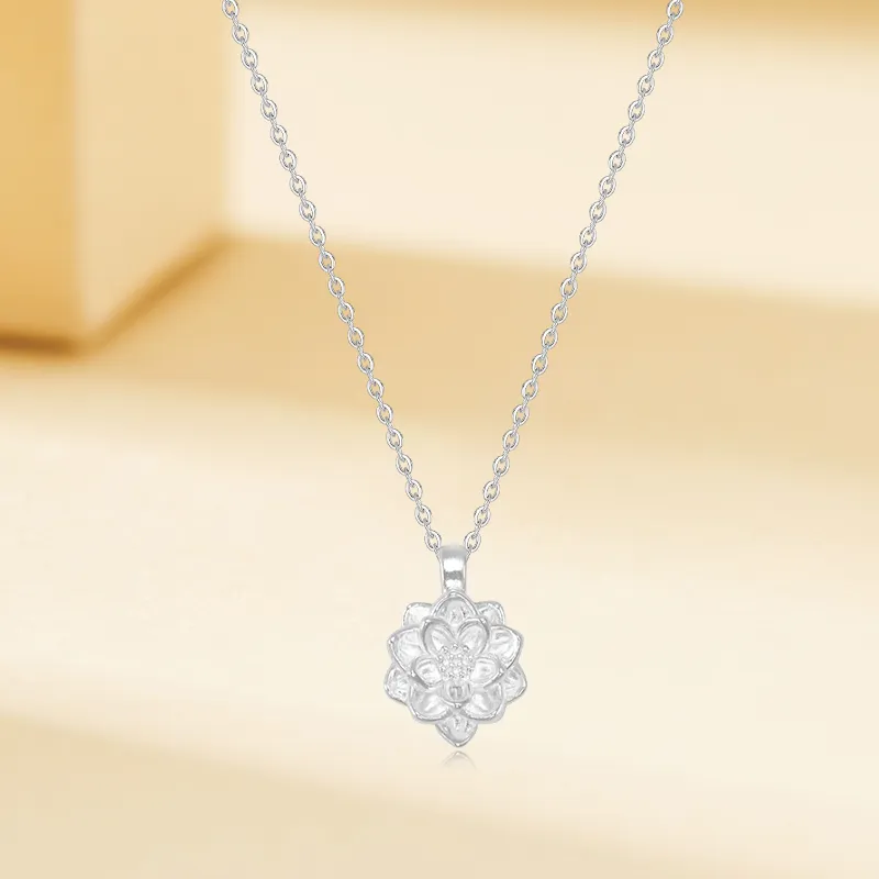 KING TAI SANG 999 Fine Silver Necklaces Women's-2