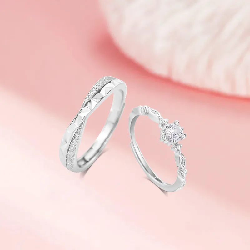 KING TAI SANG 999 Fine Silver Rings Unisex-2