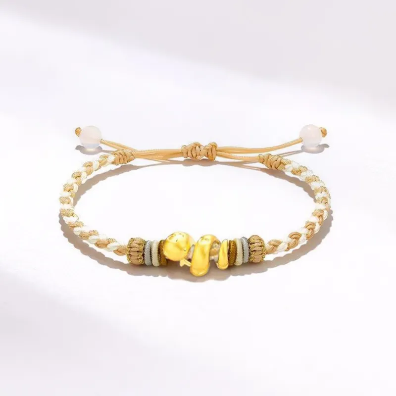 KING TAI SANG Gold Bracelet Unisex-4