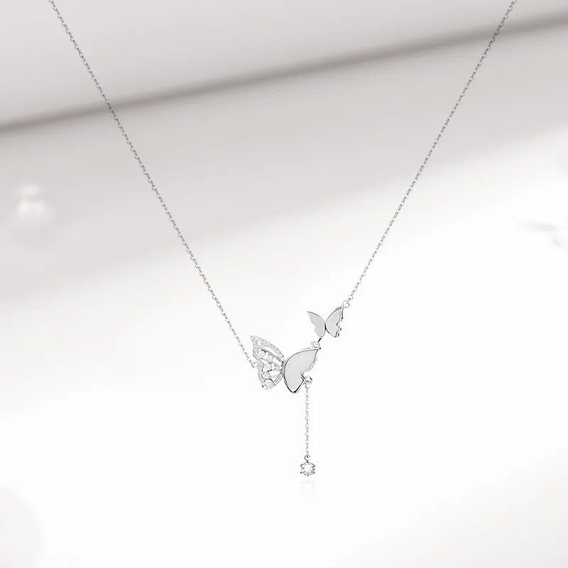 KING TAI SANG 999 Fine Silver Necklaces Women's-3