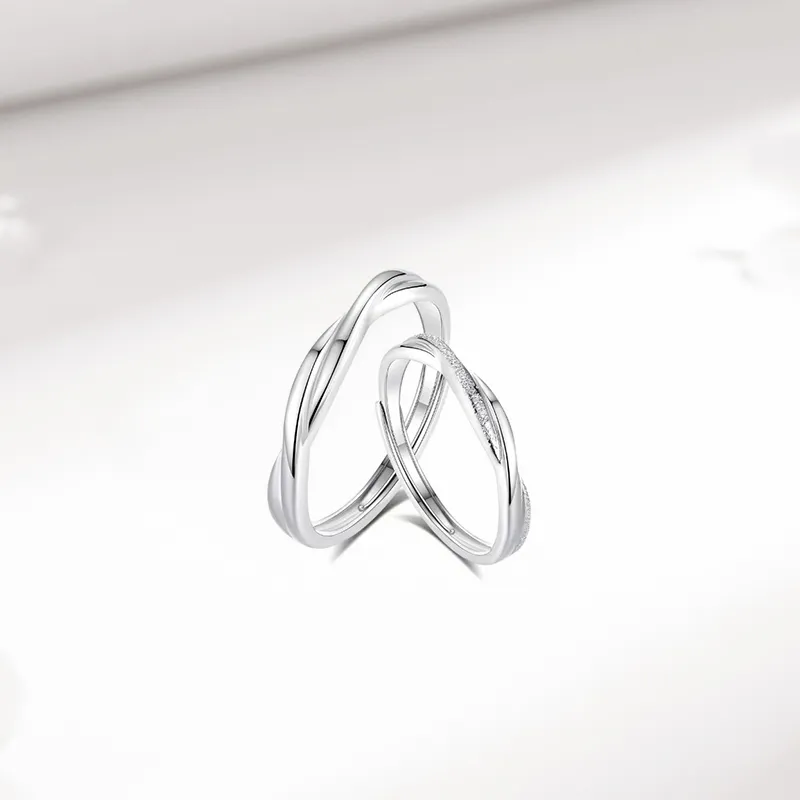 KING TAI SANG 999 Fine Silver Rings Unisex-3