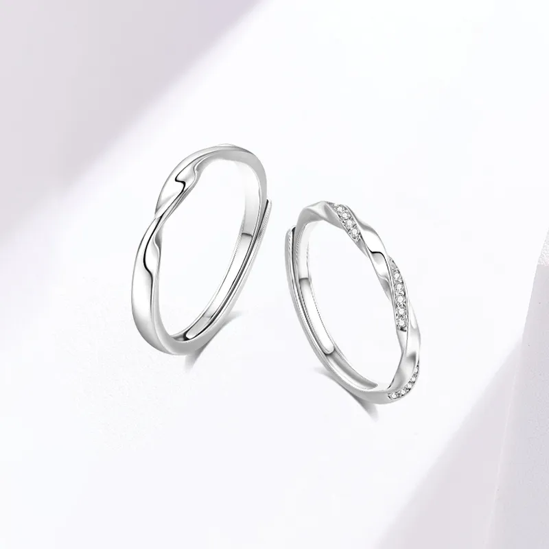KING TAI SANG 999 Fine Silver Rings Unisex-1
