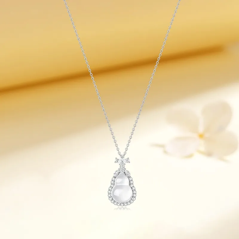 KING TAI SANG Natural Chalcedony Necklaces Women's-1