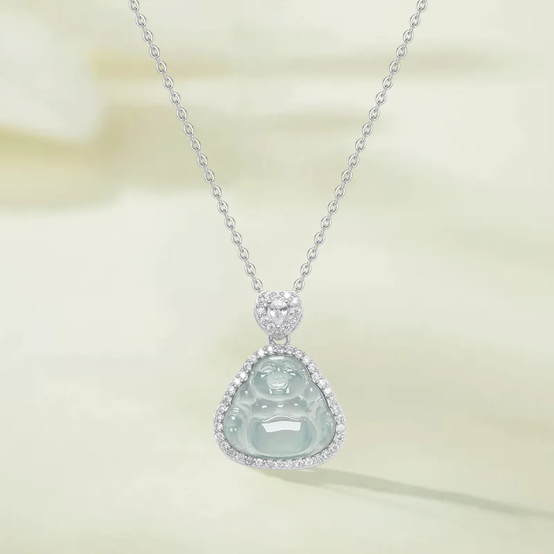 KING TAI SANG Glutinous Jade Necklaces Women's-3