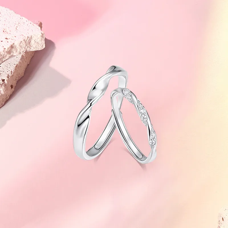 KING TAI SANG Sterling Silver Rings Unisex-1