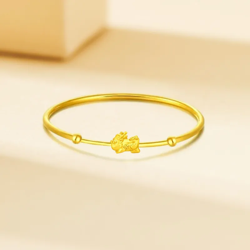 KING TAI SANG S925 Silver Bangles Women's-2
