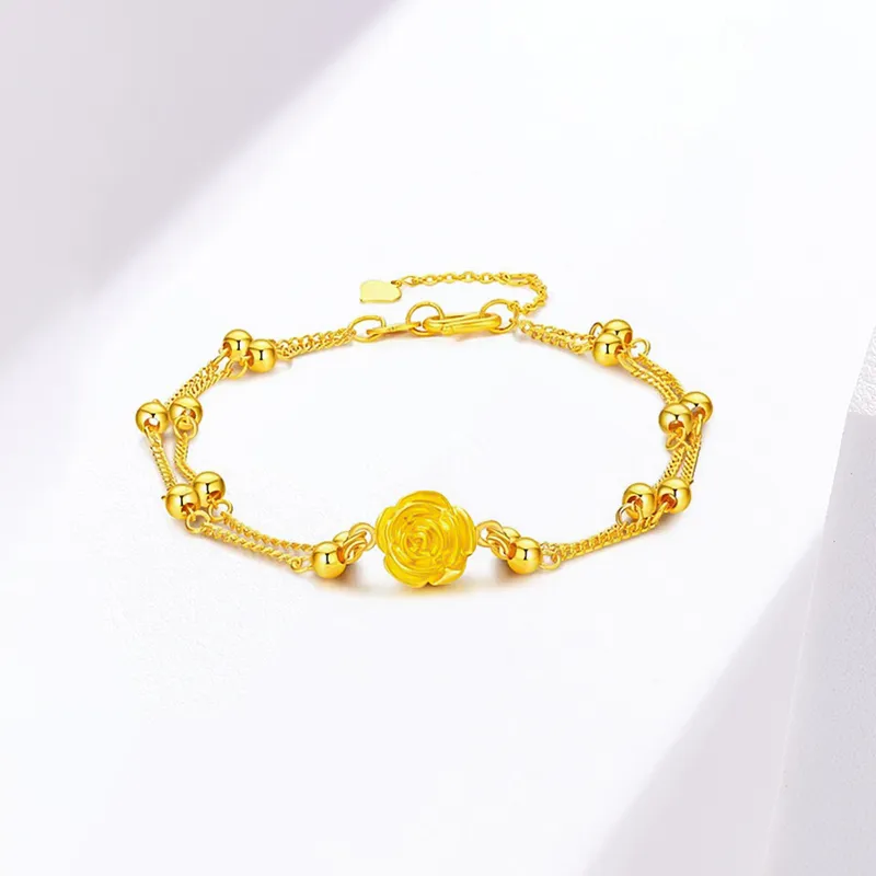 KING TAI SANG Gold Bracelet Women's-1
