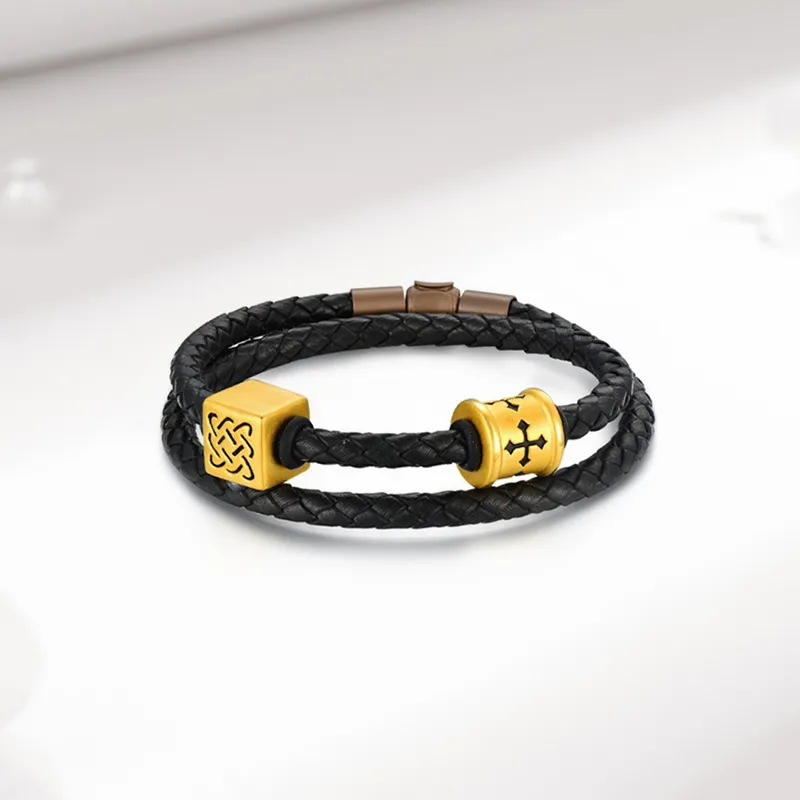 KING TAI SANG Gold Bracelet Unisex-3