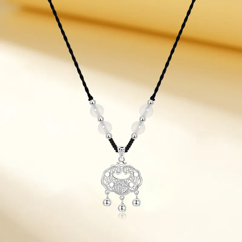 KING TAI SANG S 999 Fine Silver Necklaces Women's-3