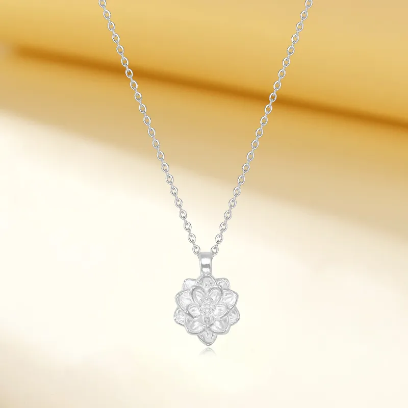 KING TAI SANG 999 Fine Silver Necklaces Women's-3