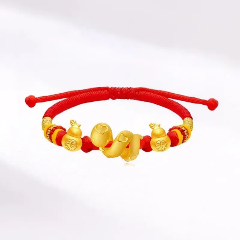 KING TAI SANG Gold Bracelet Unisex-4