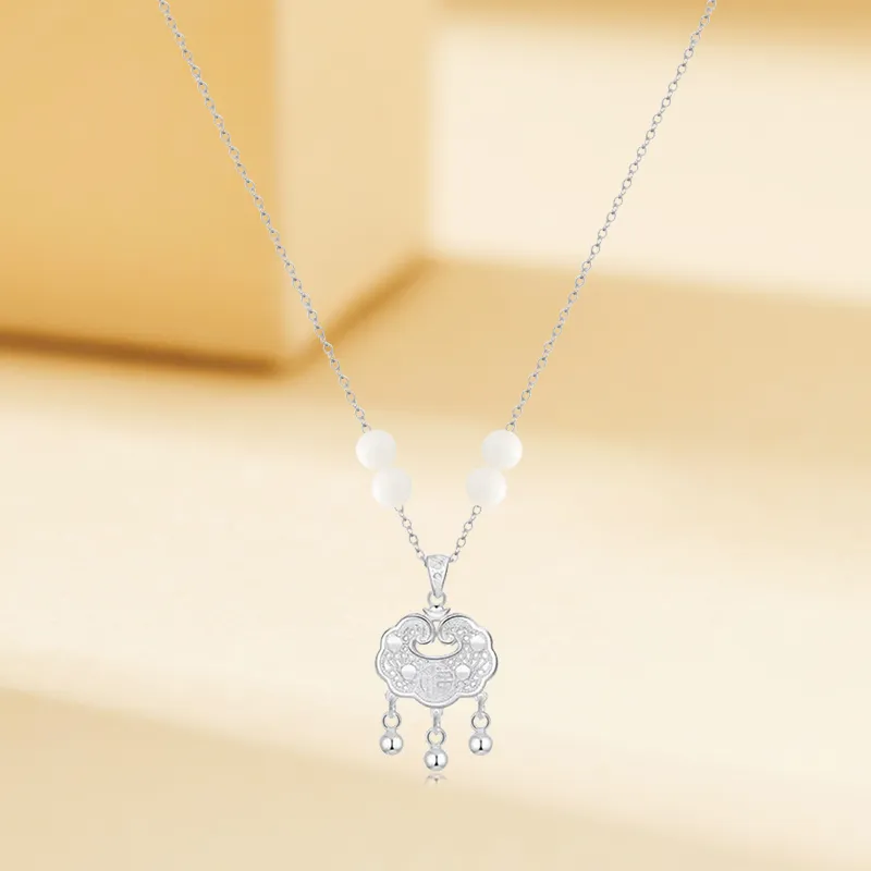KING TAI SANG S 999 Fine Silver Necklaces Women's-2